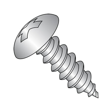 18-8 Stainless Steel Sheet Metal Screw Plain Finish Truss Head Phillips Drive Type AB #10-16 Thread Size 3/8 Length (Pack of 50)
18-8 Stainless Steel Sheet Metal Screw Plain Finish Truss Head Phillips Drive Type AB #10-16 Thread Size 3/8 Length (Pack of 50)