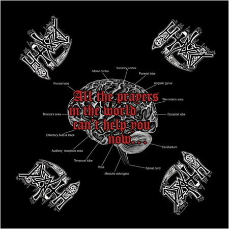 Death Spiritual Healing Bandana Black