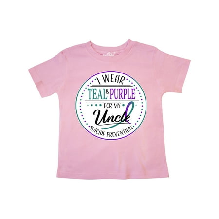 Inktastic Suicide Prevention- I Wear Teal and Purple for My Uncle Gift Toddler Boy or Toddler Girl T-Shirt
Inktastic Suicide Prevention- I Wear Teal and Purple for My Uncle Gift Toddler Boy or Toddler Girl T-Shirt