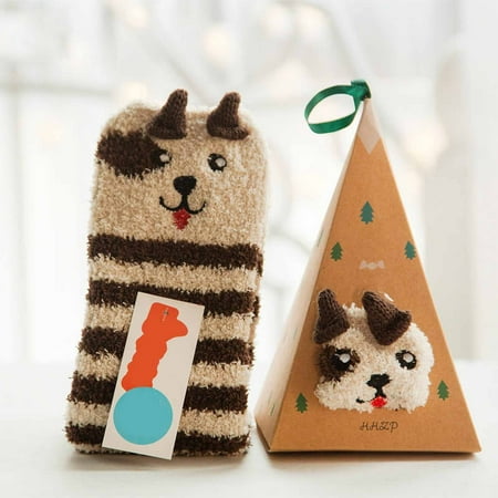 Cute 3D Animal Socks With Gift Box Coral Fleece Socks Winter Thickened Cartoon Embroidery Floor Christmas Socks Hangs J
Cute 3D Animal Socks With Gift Box Coral Fleece Socks Winter Thickened Cartoon Embroidery Floor Christmas Socks Hangs J