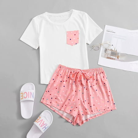〖Yilirongyumm〗 Pink XL Pajamas For Women Fashion Pajamas Suit Printing Service Ladies Home Lingerie Women Suits & Sets
〖Yilirongyumm〗 Pink XL Pajamas For Women Fashion Pajamas Suit Printing Service Ladies Home Lingerie Women Suits & Sets