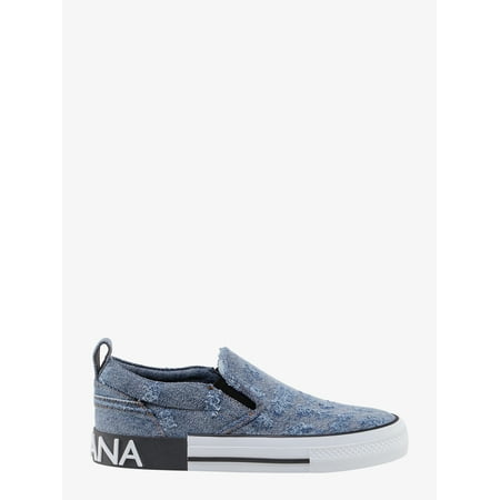 MAN Denim slip-on with ripped effect