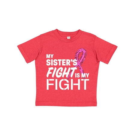Inktastic My Sisters Fight is My Fight- Breast Cancer Awareness Gift Toddler Boy or Toddler Girl T-Shirt
Inktastic My Sisters Fight is My Fight- Breast Cancer Awareness Gift Toddler Boy or Toddler Girl T-Shirt