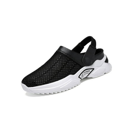 Harsuny Mens Beach Sandals Hollow Out Clogs Closed Toe Summer Slippers Walking Comfort Anti-Slip Slide Slip On Casual Shoes Black 9
Harsuny Mens Beach Sandals Hollow Out Clogs Closed Toe Summer Slippers Walking Comfort Anti-Slip Slide Slip On Casual Shoes Black 9