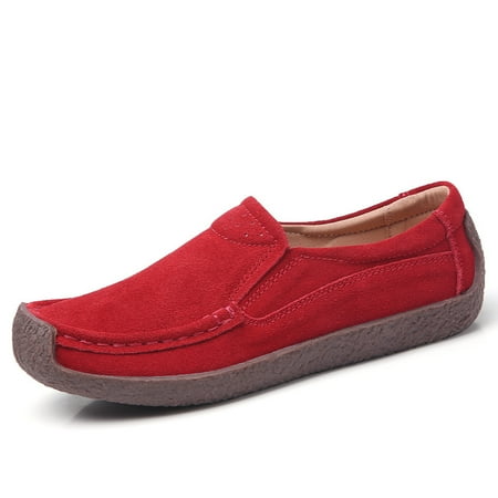 Women‘s Flat Slip-on Loafers Breathable Solid Color Non-slip Walking Shoes Casual Low Top Shoes
Women‘s Flat Slip-on Loafers Breathable Solid Color Non-slip Walking Shoes Casual Low Top Shoes