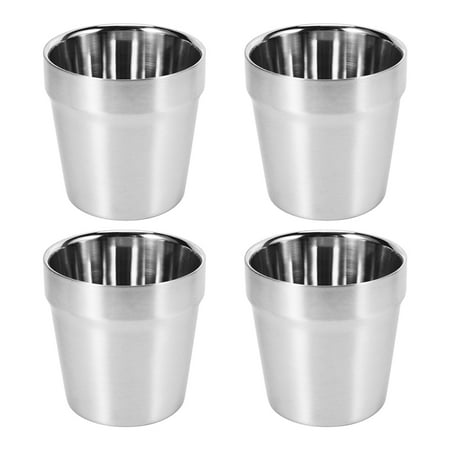 4 Pcs Rainbow Stainless Steel Stemless Wine Glasses Cups Are Durable & Unbreakable for Indoor and Outdoor Party Use Silver
4 Pcs Rainbow Stainless Steel Stemless Wine Glasses Cups Are Durable & Unbreakable for Indoor and Outdoor Party Use Silver