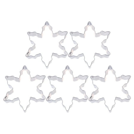 5pcs Snowflake Shape Cookie Cutters DIY Biscuits Mold Kitchen Baking Tool Stainless Steel Mold Fondant Cake Mold Accessary for H
5pcs Snowflake Shape Cookie Cutters DIY Biscuits Mold Kitchen Baking Tool Stainless Steel Mold Fondant Cake Mold Accessary for H