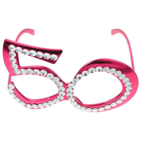 1 Pair of Birthday Glasses 50 Years Old Glasses with Rhinestones Funny Plastic Costume Photo Booth Prop
1 Pair of Birthday Glasses 50 Years Old Glasses with Rhinestones Funny Plastic Costume Photo Booth Prop