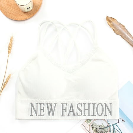 Zpanxa Bras for Women NEW FASHION Womens Underwear Tube Top Color Matching Vest Sports Suspenders Womens Bras Sports Bra White One Size
Zpanxa Bras for Women NEW FASHION Womens Underwear Tube Top Color Matching Vest Sports Suspenders Womens Bras Sports Bra White One Size