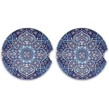 Hyjoy Bohemian Style Car Coasters 2 Pack Drinks Absorbent Ceramic Stone Car Coasters with Fingertip Grip Car Cup Holder Coasters
Hyjoy Bohemian Style Car Coasters 2 Pack Drinks Absorbent Ceramic Stone Car Coasters with Fingertip Grip Car Cup Holder Coasters