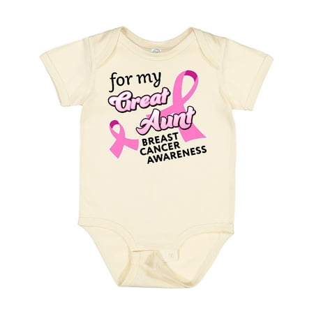 Inktastic For My Great Aunt - Breast Cancer Awareness Gift Baby Boy or Baby Girl Bodysuit
Inktastic For My Great Aunt - Breast Cancer Awareness Gift Baby Boy or Baby Girl Bodysuit