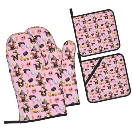 Sikiie 2336109497 Oven Mitts and Pot Holders Silicone Oven Gloves Heat Resistant Oven Mitts 4Pcs Set
Sikiie 2336109497 Oven Mitts and Pot Holders Silicone Oven Gloves Heat Resistant Oven Mitts 4Pcs Set