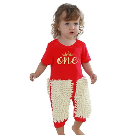 Vikakiooze Newborn Infant Baby Girls Boys Crawling Baby Letter Mop Onesie Romper Jumpsuit
Vikakiooze Newborn Infant Baby Girls Boys Crawling Baby Letter Mop Onesie Romper Jumpsuit