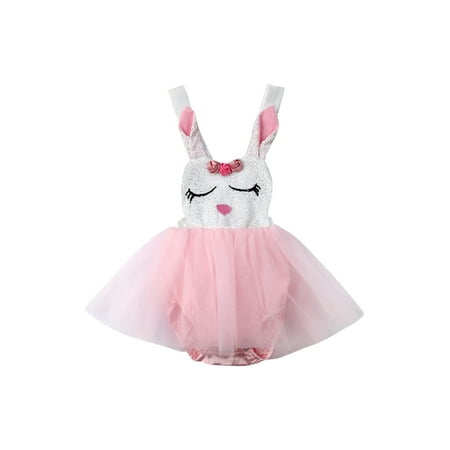 Newborn Infant Girl Tutu Romper Dress Easter Cartoon Bunny Bodysuit Princess Dress Summer Clothes
Newborn Infant Girl Tutu Romper Dress Easter Cartoon Bunny Bodysuit Princess Dress Summer Clothes