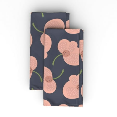 Linen Cotton Canvas Dinner Napkins (Set of 2) - Summer Flower Blush Floral Midcentury Modern Botanical Pink Grey Flowers Spring Decor Scandinavian Print Cloth Dinner Napkins by Spoonflower
Linen Cotton Canvas Dinner Napkins (Set of 2) - Summer Flower Blush Floral Midcentury Modern Botanical Pink Grey Flowers Spring Decor Scandinavian Print Cloth Dinner Napkins by Spoonflower