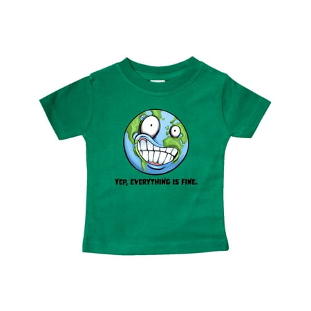 Inktastic Yep Everything Is Fine with Distressed Planet Earth Gift Baby Boy or Baby Girl T-Shirt
Inktastic Yep Everything Is Fine with Distressed Planet Earth Gift Baby Boy or Baby Girl T-Shirt
