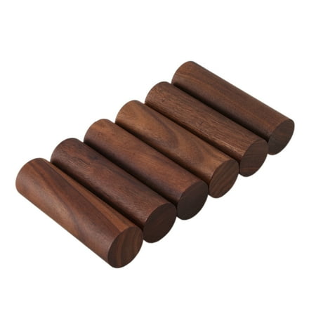 6 Packs of Wooden Coat Hook Wall-Mounted Vintage Single Manager Hanger Handmade Craft Hat Rack Hat Hanger (Black Walnut 6 Pieces 4 Inches)
6 Packs of Wooden Coat Hook Wall-Mounted Vintage Single Manager Hanger Handmade Craft Hat Rack Hat Hanger (Black Walnut 6 Pieces 4 Inches)