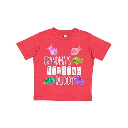 Inktastic Grandma s Fishing Buddy with Colorful Fish Gift Toddler Boy or Toddler Girl T-Shirt
Inktastic Grandma s Fishing Buddy with Colorful Fish Gift Toddler Boy or Toddler Girl T-Shirt