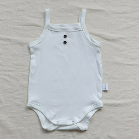 Boys Clothing Baby Girls Boys Cotton Summer Solid Sleeveless Romper Bodysuit Clothes
Boys Clothing Baby Girls Boys Cotton Summer Solid Sleeveless Romper Bodysuit Clothes