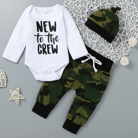 Kayannuo Clearance Newborn Infant Baby Boys Girls Letter Print Warm Romper+Pants+Hat Outfits Set Christmas Gifts
Kayannuo Clearance Newborn Infant Baby Boys Girls Letter Print Warm Romper+Pants+Hat Outfits Set Christmas Gifts