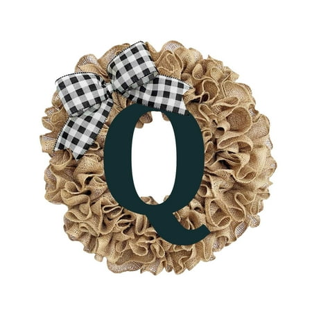 ECHOYY Burlap Bow Garland Metal 26 Letters Last Name All Year Round Door Hanging Front Door Decorative Hanging Ornaments
ECHOYY Burlap Bow Garland Metal 26 Letters Last Name All Year Round Door Hanging Front Door Decorative Hanging Ornaments