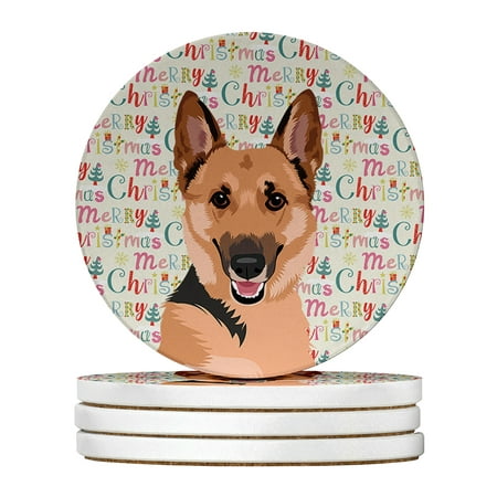 German Shepherd Black and Tan #1 Christmas Large Sandstone Coasters Pack of 4 4 in x 4 in
German Shepherd Black and Tan #1 Christmas Large Sandstone Coasters Pack of 4 4 in x 4 in