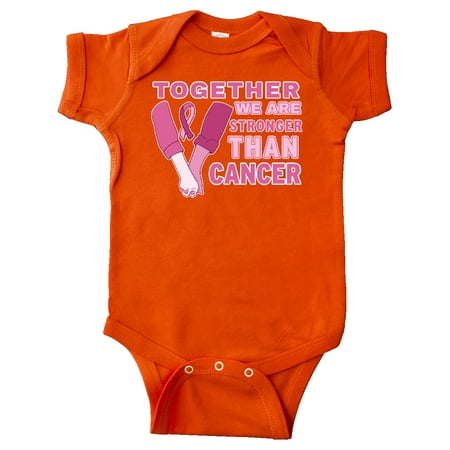 Inktastic Together We Are Stronger Than Cancer with Hands and Ribbon Gift Baby Boy or Baby Girl Bodysuit
Inktastic Together We Are Stronger Than Cancer with Hands and Ribbon Gift Baby Boy or Baby Girl Bodysuit