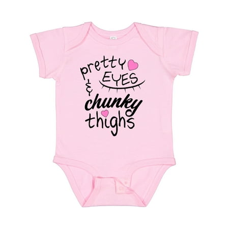 Inktastic Pretty Eyes and Chunky Thighs Pink Hearts Gift Baby Boy or Baby Girl Bodysuit
Inktastic Pretty Eyes and Chunky Thighs Pink Hearts Gift Baby Boy or Baby Girl Bodysuit
