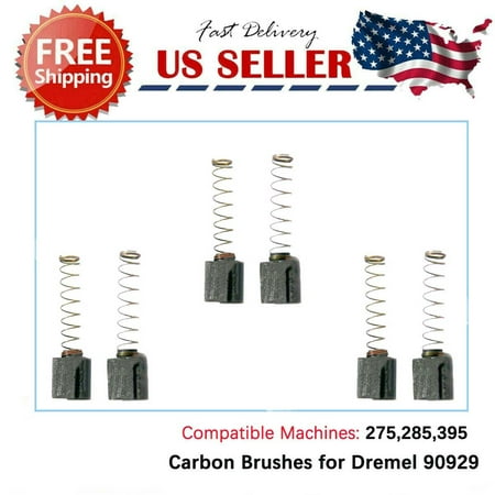 3 pair DREMEL CARBON MOTOR BRUSHES 90929 For ROTARY TOOLS 395 type 1&2 Only
3 pair DREMEL CARBON MOTOR BRUSHES 90929 For ROTARY TOOLS 395 type 1&2 Only