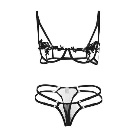 Knosfe Women s Lace Open Crotch Bra and Panty Set Sexy Sleepwear Babydoll Lingerie Set XXL
Knosfe Women s Lace Open Crotch Bra and Panty Set Sexy Sleepwear Babydoll Lingerie Set XXL