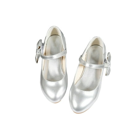 SIMANLAN Girls Dress Shoe Bowknot Mary Jane Magic Tape Princess Sandals Women Elegant Pumps Ladies Chunky Dance Shoes Silver 1Y
SIMANLAN Girls Dress Shoe Bowknot Mary Jane Magic Tape Princess Sandals Women Elegant Pumps Ladies Chunky Dance Shoes Silver 1Y