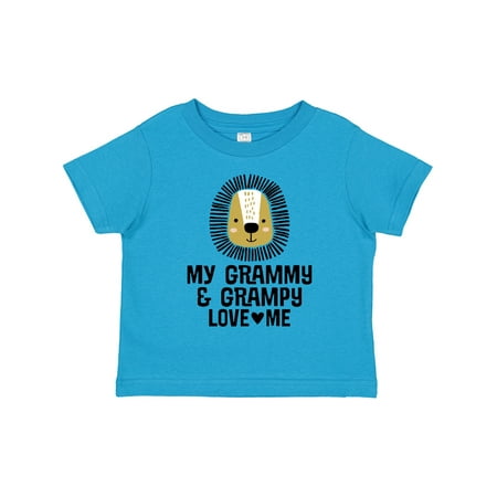 Inktastic My Grammy and Grampy Love Me Gift Toddler Boy Girl T-Shirt