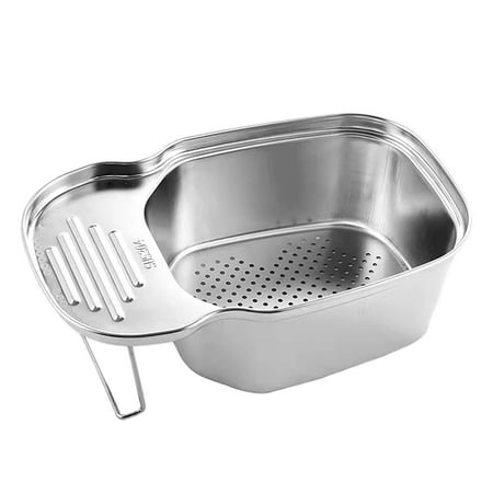 FAIOIN Kitchen Sink Strainer Basket Stainless Steel Drain Basket for Kitchen Waste Vegetable Fruits Easy to Disassemble
FAIOIN Kitchen Sink Strainer Basket Stainless Steel Drain Basket for Kitchen Waste Vegetable Fruits Easy to Disassemble
