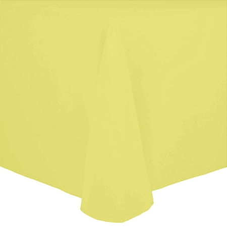 Ultimate Textile (3 Pack) Cotton-feel 60 x 84-Inch Oval Tablecloth - for Home Dining Tables Lemon Yellow
Ultimate Textile (3 Pack) Cotton-feel 60 x 84-Inch Oval Tablecloth - for Home Dining Tables Lemon Yellow