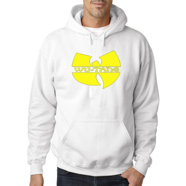 New Way 175 - Hoodie Wu-Tang Clan Logo Hip Hop Rap Group Sweatshirt Medium White