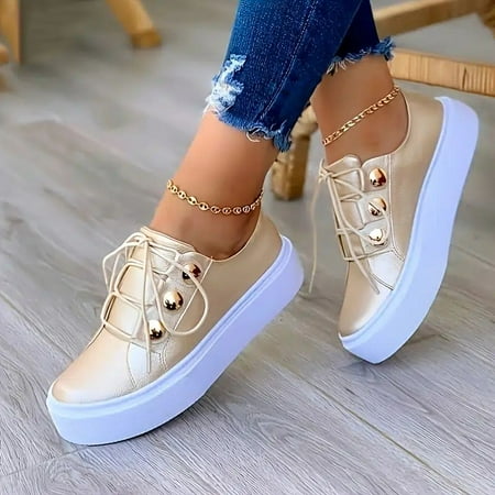 Comfy Round Toe Lace Up Platform Shoes Casual Walking Sneakers Casual & Stylish Shoes Women‘s Footwear
Comfy Round Toe Lace Up Platform Shoes Casual Walking Sneakers Casual & Stylish Shoes Women‘s Footwear