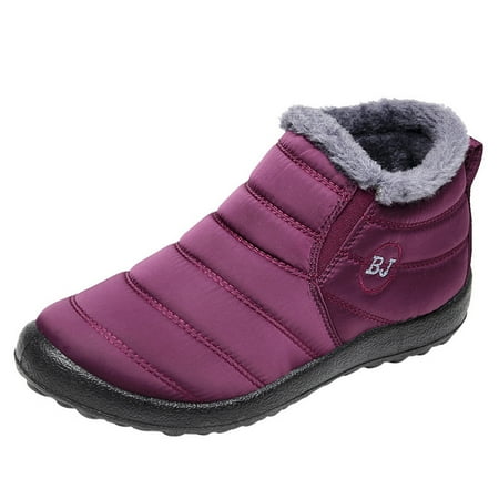 Women Winter Solid Color Keep Warm Ankle Boots Plus Velvet Boot Flat Snow Boots
Women Winter Solid Color Keep Warm Ankle Boots Plus Velvet Boot Flat Snow Boots