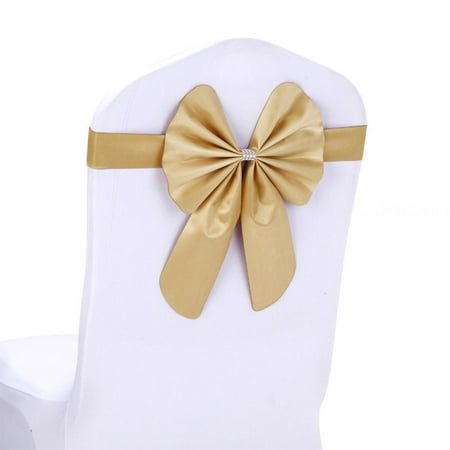 Outflower Bow Sash Chair for Wedding Banquet Party Supplies and Events Champagne Gold (Champagne Gold) Gold 1PCS
Outflower Bow Sash Chair for Wedding Banquet Party Supplies and Events Champagne Gold (Champagne Gold) Gold 1PCS