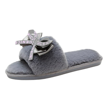 Gubotare Women Slippers Womens Slippers Memory Foam Fluffy Fur Soft Slippers Warm House Shoes Indoor Outdoor Winter Gray 37
Gubotare Women Slippers Womens Slippers Memory Foam Fluffy Fur Soft Slippers Warm House Shoes Indoor Outdoor Winter Gray 37
