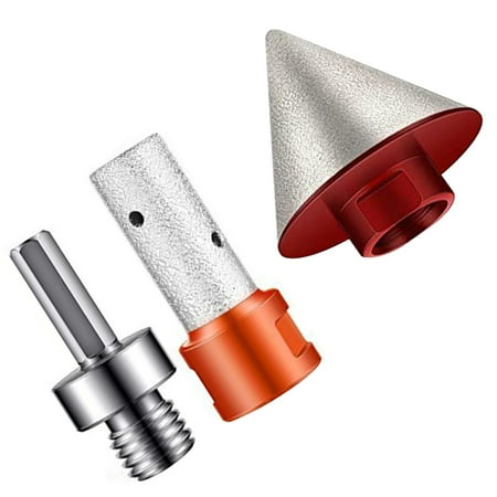 Goodhd 3Piece Diamond Chamfering Bits with5/8-11Thread Adapter and Diamond Milling Bits
Goodhd 3Piece Diamond Chamfering Bits with5/8-11Thread Adapter and Diamond Milling Bits