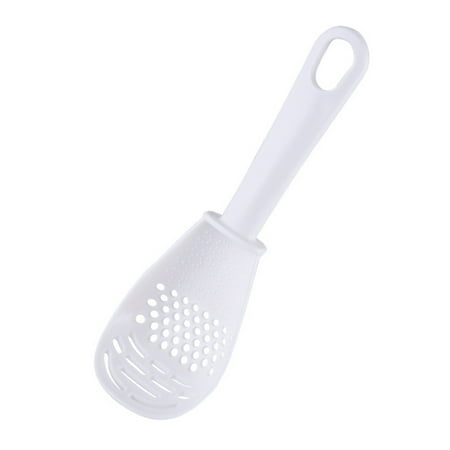 CHAOMA Household Potato Cooking Shovel Grinding Ginger Colander Strainer Grater Masher Hanging Hole Design Save Space Safe Easy
CHAOMA Household Potato Cooking Shovel Grinding Ginger Colander Strainer Grater Masher Hanging Hole Design Save Space Safe Easy