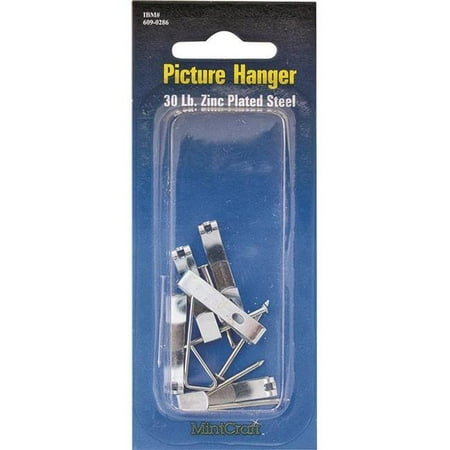 ProSource Standard Picture Hanger 30 Lb Steel Zinc Plated