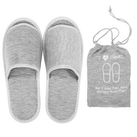Travel Open Slippers Portable Folding Slippers Business Trip Slippers for Home Hotel (Grey)
Travel Open Slippers Portable Folding Slippers Business Trip Slippers for Home Hotel (Grey)