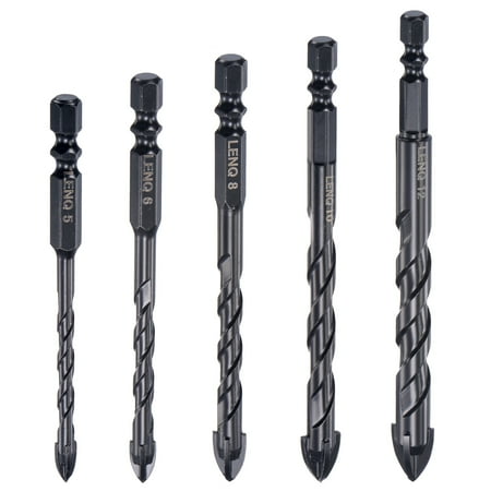 Uxcell Concrete Masonry Drill Bit Set High Speed Steel 1/4 Shank 5-12mm Dia. for Glass
Uxcell Concrete Masonry Drill Bit Set High Speed Steel 1/4 Shank 5-12mm Dia. for Glass