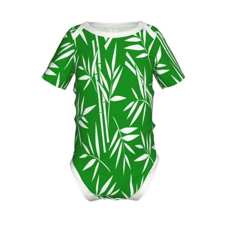 Junzan Bamboo Print Short-Sleeve Baby Climbing Clothes Bodysuits for Infant One-Piece for Baby Boys & Girls Baby Clothes Baby Romper with Snap Closure-3 Months
Junzan Bamboo Print Short-Sleeve Baby Climbing Clothes Bodysuits for Infant One-Piece for Baby Boys & Girls Baby Clothes Baby Romper with Snap Closure-3 Months