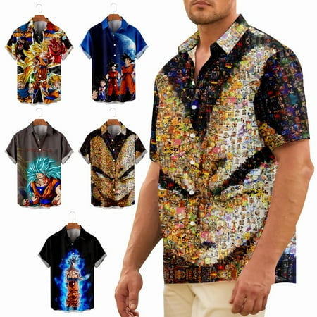 Dragon Ball Big Men s Button Down Short Sleeve Shirt & Top 3D Printed Summer Costume for Men Boys
Dragon Ball Big Men s Button Down Short Sleeve Shirt & Top 3D Printed Summer Costume for Men Boys