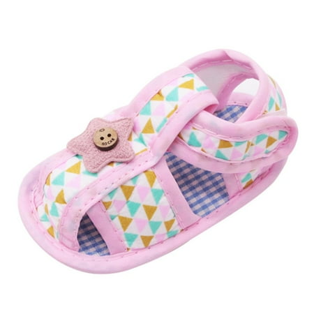 Baby Boys Girls Anti-Slip Sandals Closed-Toe Soft Sole Toddler First Walkers Shoes
Baby Boys Girls Anti-Slip Sandals Closed-Toe Soft Sole Toddler First Walkers Shoes