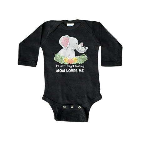 Inktastic I ll Never Forget That My Mom Loves Me with Cute Elephants Gift Baby Boy or Baby Girl Long Sleeve Bodysuit
Inktastic I ll Never Forget That My Mom Loves Me with Cute Elephants Gift Baby Boy or Baby Girl Long Sleeve Bodysuit