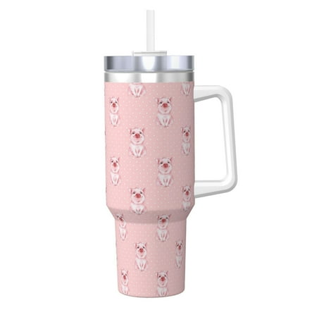 Uemuo Pig Polka Dot Print 40oz Ice Bully With Handle And Straw Stainless Steel Vacuum Insulated Cup And 2 In 1 Straw Lid Insulated Travel Tumbler
Uemuo Pig Polka Dot Print 40oz Ice Bully With Handle And Straw Stainless Steel Vacuum Insulated Cup And 2 In 1 Straw Lid Insulated Travel Tumbler