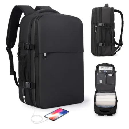 Large Travel Backpack Carry On Backpack Hiking Backpack Waterproof Outdoor Sports Rucksack Casual Daypack School Bag Fit 14 Inch Laptop With USB Charging Port Shoes Compartment
Large Travel Backpack Carry On Backpack Hiking Backpack Waterproof Outdoor Sports Rucksack Casual Daypack School Bag Fit 14 Inch Laptop With USB Charging Port Shoes Compartment